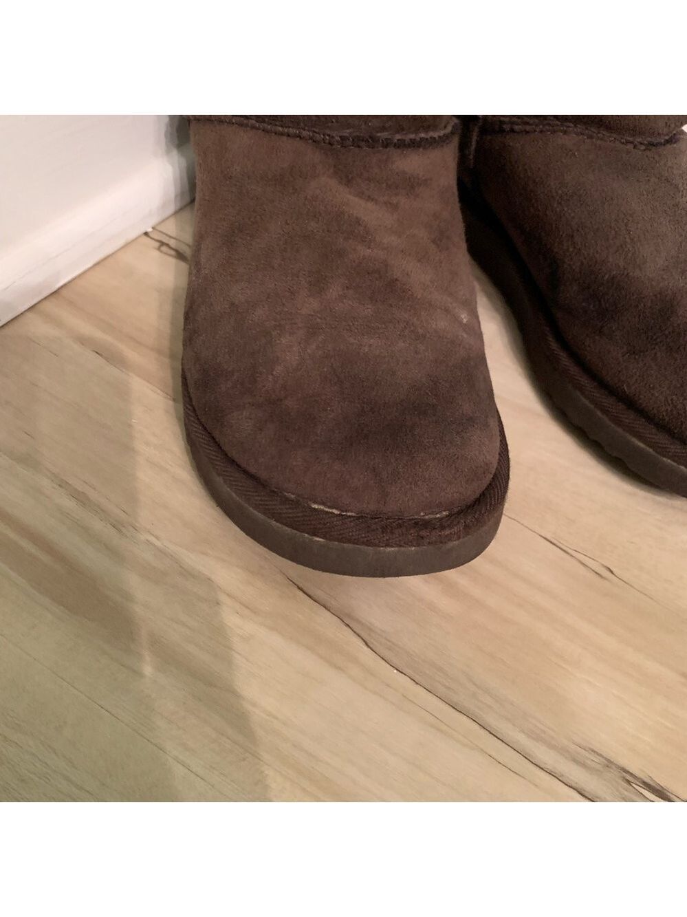 UGG Brand Classic Tall Chocolate Brown 7 - Picture 2 of 9